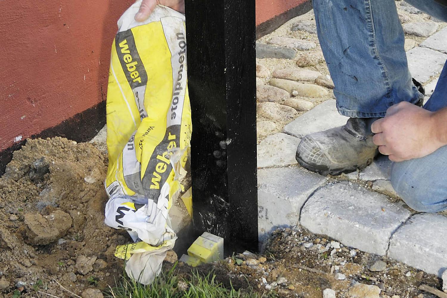 Fundament för överbyggd terrass Fundament för överbyggd terrass